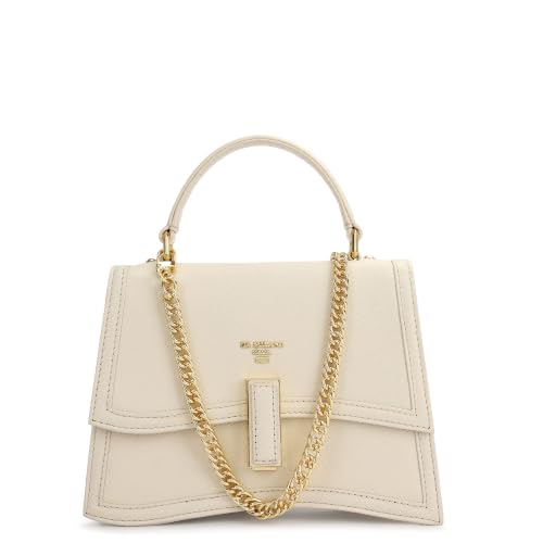 Da Milano Leather Satchel Bag for Women - Marshmallow White (LB-01516A-OL)