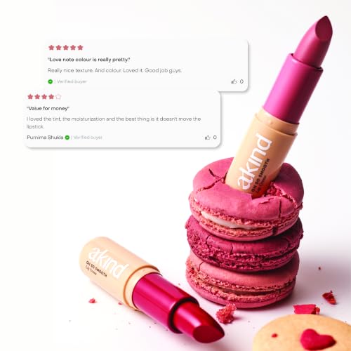 AKIND Oh So Smooth Lip Creme – Hydrating & Lip Barrier-Friendly with Shea butter, Murumuru butter & Jojoba Oil – Felt Cute (4.2g) (Pack of 2)