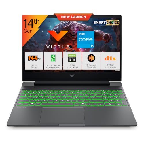 HP Victus 15 Smartchoice, Intel Core i5-14500HX, 6GB RTX 4050, 12GB DDR5, 512GB SSDWith HP Care