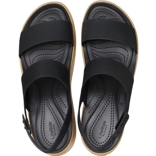 Crocs Brooklyn Sky Women Sandal (Color-Black | Size-7)