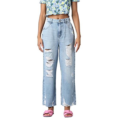 ONLY Regular Fit Jeans(242288701_Light Blue Denim_31)