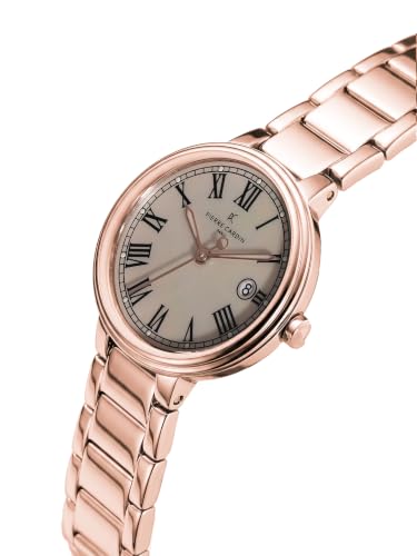 Pierre Cardin Paris Women Watch Analogue Stainless Steel Quartz Multi Function Casual Round Battery Powered