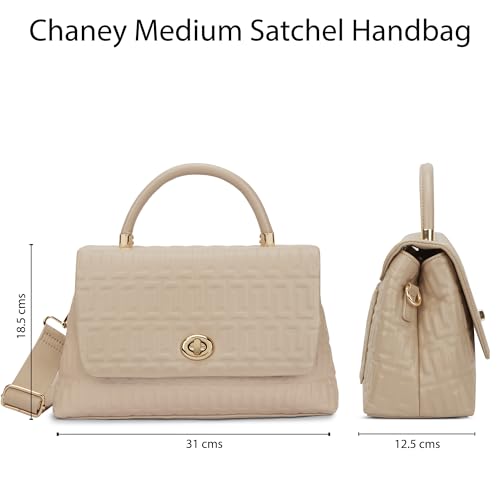 Lavie Luxe Women's Chaney Flap Satchel Bag | Satchel Handbag for Work | Ladies purse | Stylish Shoulder Bag | Gift for Women