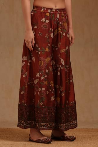 Soch Women's Muslin Salwar Suit Set (EWA5CD22280_Rust