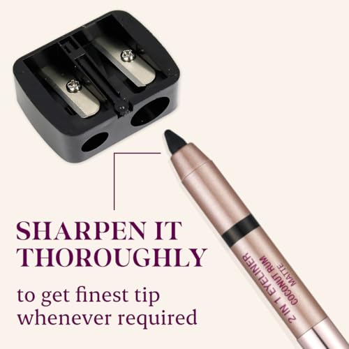 Typsy Beauty Double-Ended Eyeliner & Eyeshadow | Matte & Metallic Creamy Dual-Ended Eyeliner Pencil | One Swipe Application | Long-Lasting & Waterproof | Available in 5 shades | 2g (Blue Bombsicle 02)