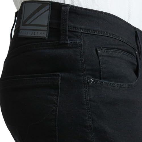Pepe Jeans Men's Slim Jeans (PM208080A501_Black Rinse