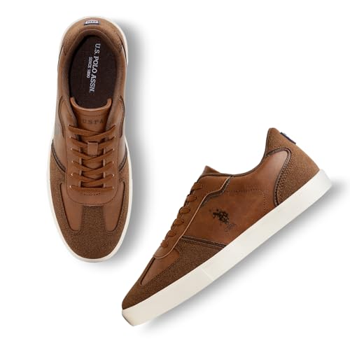 U.S. Polo Assn. USPA | Oberon | Stylish Casual Sneaker Shoes for Man tan