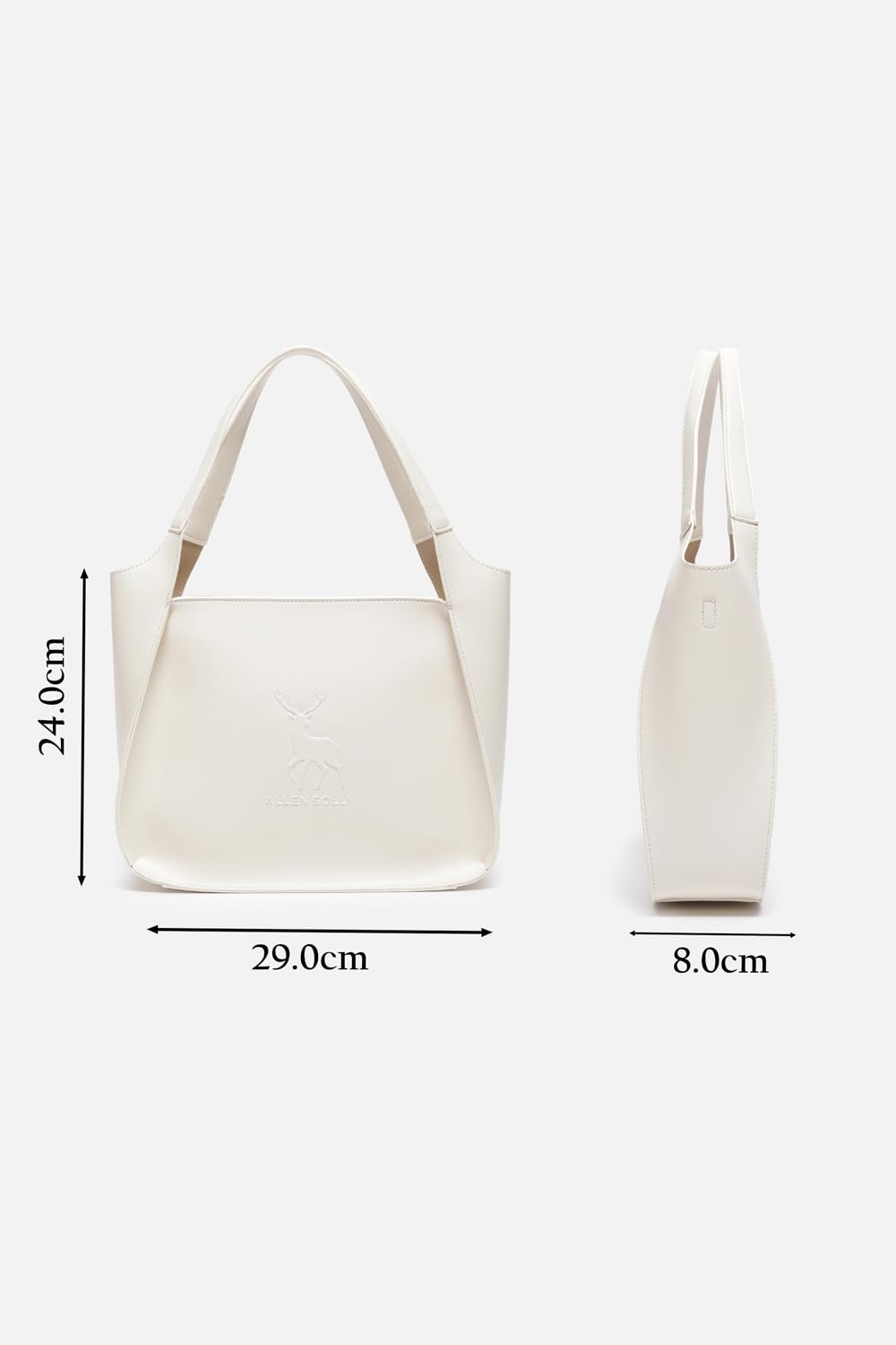 Women White Casual Handbag