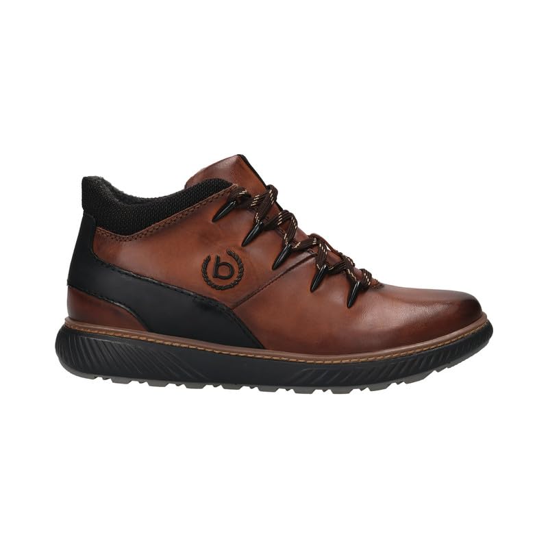 Bugatti Pramo Mid-Brown Men's Wide Lifestyle Sneakers - UK 9