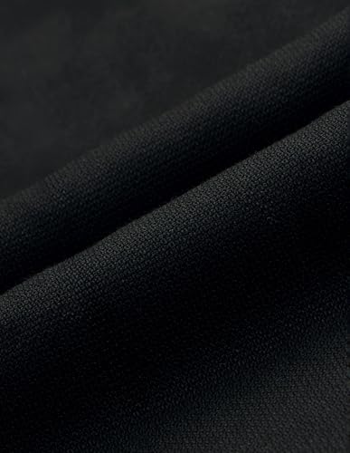 Arrow Men's Textured Dobby 1851 Trousers (ARAKTR2154_Black_32)