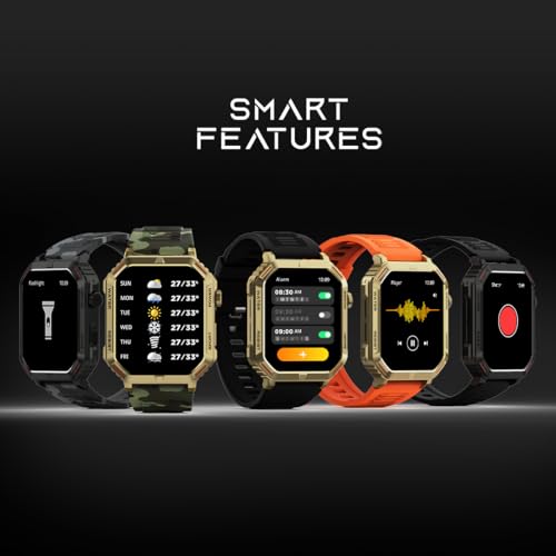 Fire-Boltt Strike Smart Watch 1.95 AMOLED Display, 800 NITS Brightness, 123 Sports Modes, Bluetooth Calling, Always On Mechanism