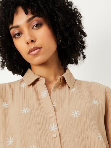 Max Women's Regular Fit Shirt (MOV04_Beige