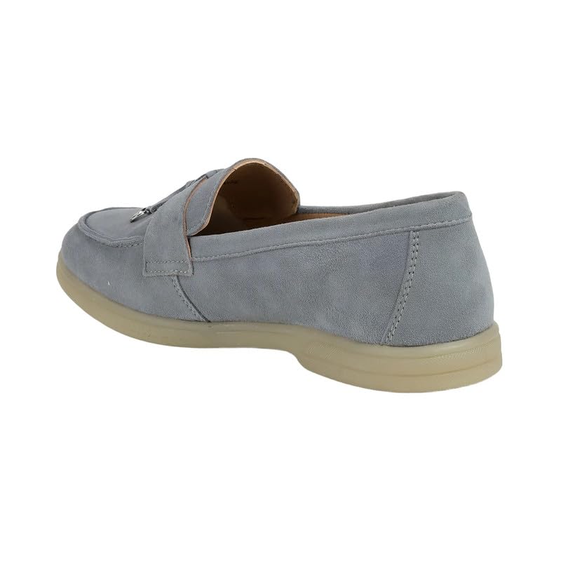 tresmode Angil Platinum Women's Casual Loafers in Size 7 UK / 40 EU