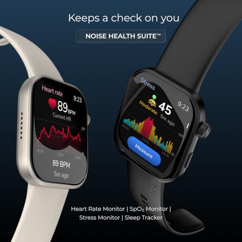 Noise New Launch ColorFit Ultra 4 Smartwatch with BT Calling, 1.96" AMOLED Always-On Display, AI Transcription & Voice Commands, Metal Body, 10m Water Resistant, Heart Rate Monitor (Starlight Gold)