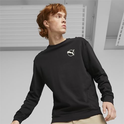 Puma Mens Better Sportswear Crew, Black, L (67606301)