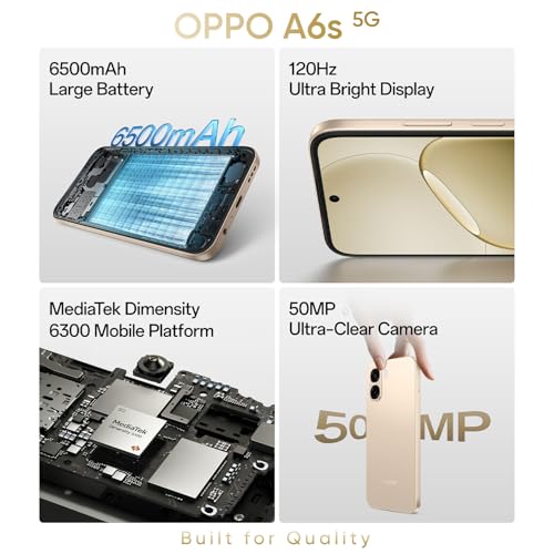OPPO A6S 5G Smartphone 4+128GB Gold