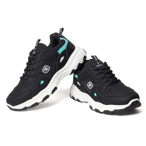 YOHO Tempo Chunky Sneakers for Women, Breathable Mesh Shock-Absorbing, Cushioning Comfort, Durable Grip for All-Day Ease| Fashionable & Stylish Casual Sport Shoes-0920 | EspressoMatcha - UK 6