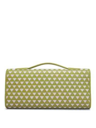Da Milano Women's Leather Clutch - Green