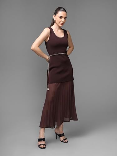 Kazo Beverly Maxi Dress (Brown_M)