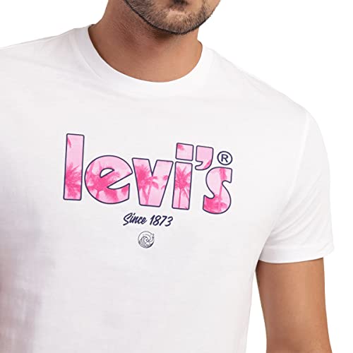 Levi's Men's Graphic Regular Fit T-Shirt (16960-0927_Bright White L)