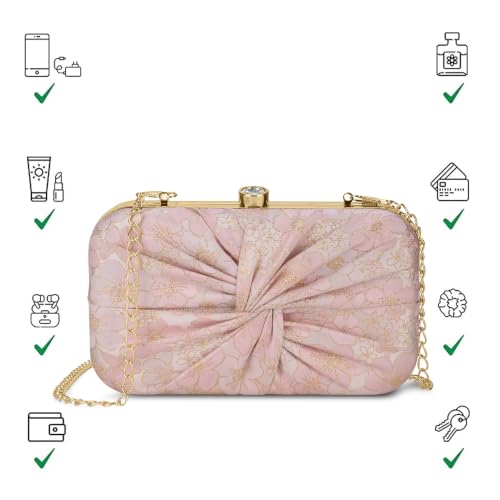 Lavie Women's Bloom Oval Frame Clutch | Ladies Purse | Gift For Women