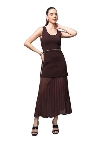 Kazo Beverly Maxi Dress (Brown_L)