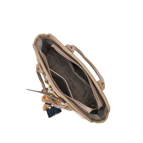Lino Perros Avril Ivory Beige Tote Bag