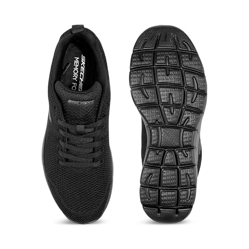 Skechers Mens Summits - Brisbane Black Sneaker - 9 UK (10 US) (232057ID-BBK)