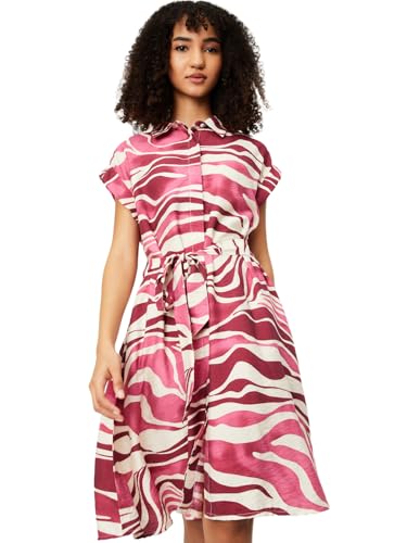 Max Women's Half Sleeves Spread Collar Cotton Printed Shirt Dress