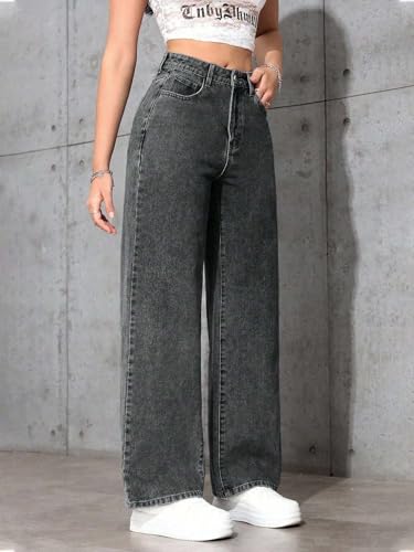 KOTTY Women Trendy Black Denim Loose Fit Casual Wear Jeans-X1_KTTLADIESJEANS848XL