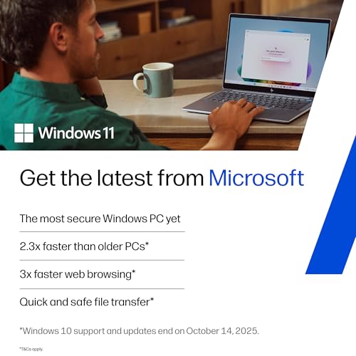 HP Omnibook 5 (Previously Pavilion), AMD Ryzen AI 7 350 (24GB LPDDR5x, 1TB SSD), 2k (1920 x 1200),Touch, Anti-Glare,16''/40.6cm, Win11, M365* Office24, Silver, 1.79kg, ag1087au, BL, Next Gen AI Laptop