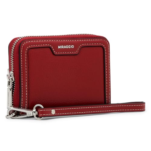 Miraggio Nola Zip Around Wallet for Woman with Detachable Wristlet|Women Wallet|Gift Items for Women