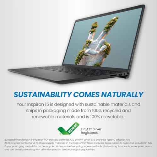 Dell Inspiron 15.6" FHD Touchscreen Laptop | 13th Intel i5 (Up to 4.6GHz) | 16GB DDR5 RAM | 512GB SSD | WiFi 6 | HDMI | SD Card Reader | Win 11 | Webcam | Business Laptop for Work, Study & Home Office