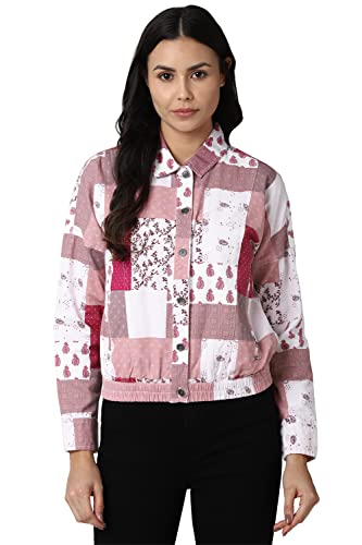 Van Heusen Women's A-Line Coat (VWJKURGHV42261_Pink_2XL)