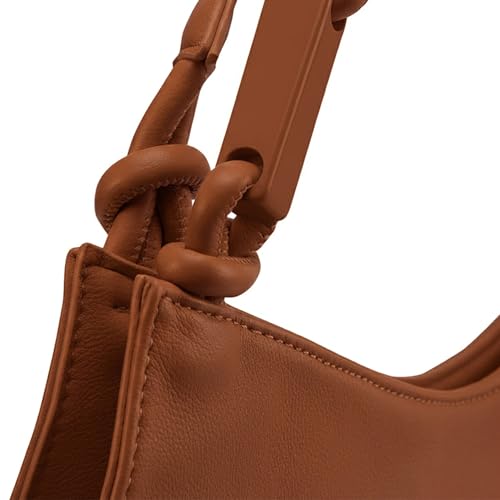 Lino Perros Avril Tan Slouchy Tan Bucket Hobo