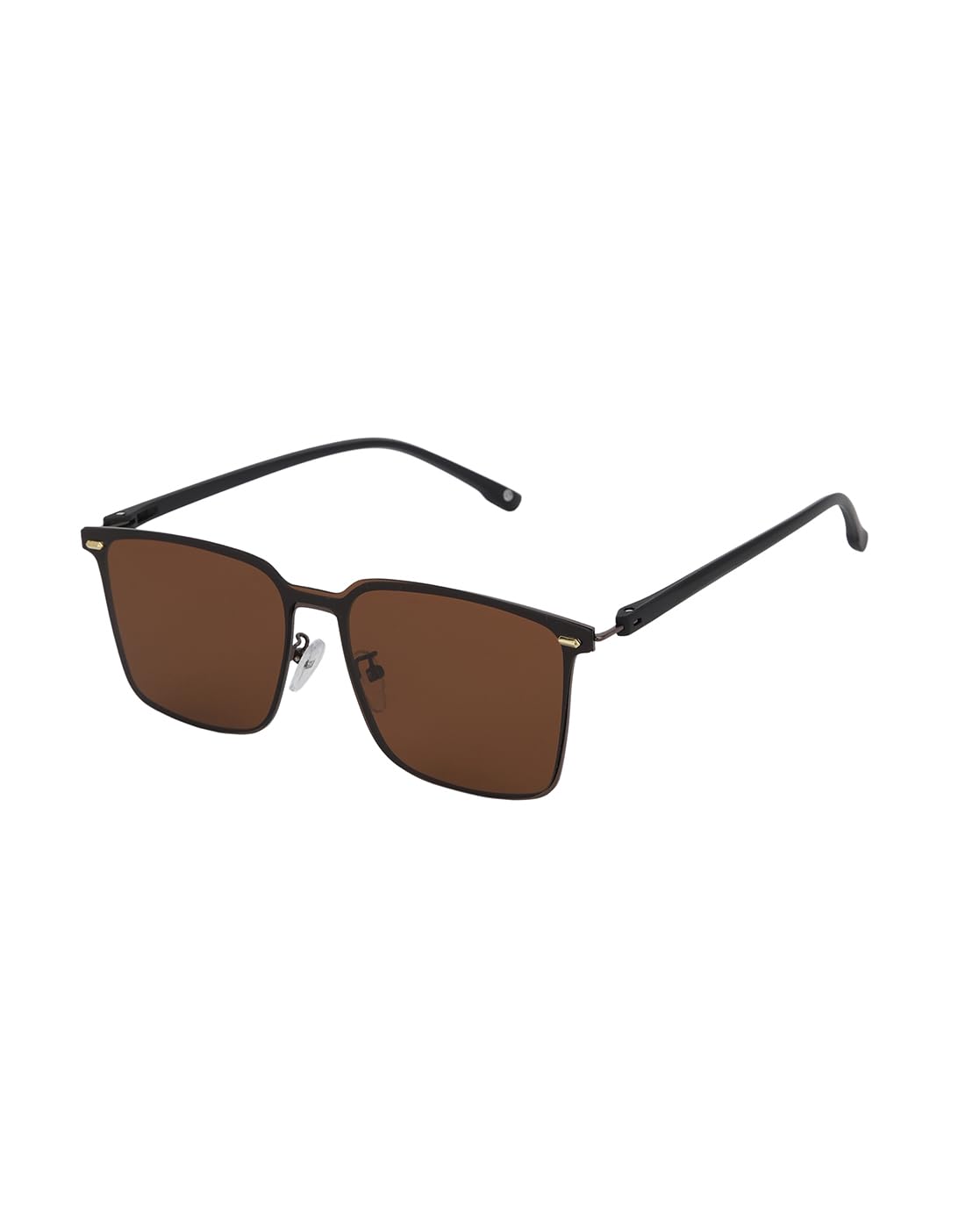 Carlton London Black Toned with Brown Polarised lens Sunglass for mens