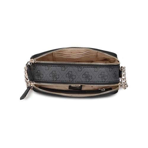 Guess Women Grey Printed Crossbody Camera Bag
