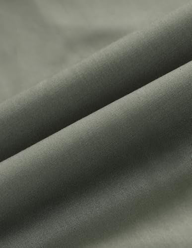 Arrow Men's Polyester Classic Business Suit Pants Set (ARAISU5564_Medium Green