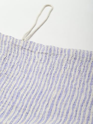 W for Woman Women's Viscose Light Purple Pom Dress Floor Length (21FEW16039-116511_Lavender_XS)