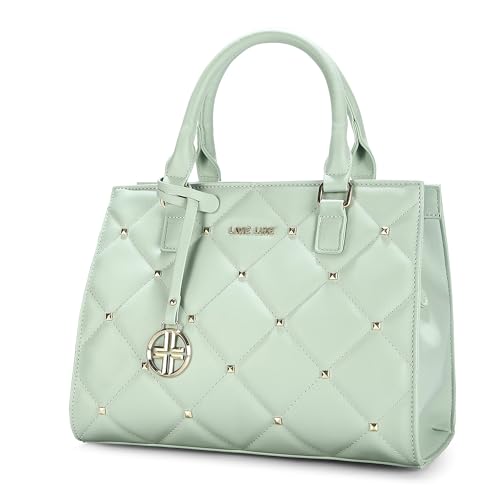 Lavie Luxe Women's Stud Shelly Satchel Bag for Women | Satchel Handbag for Work | Ladies purse | Stylish Shoulder Bag | Gift for Women
