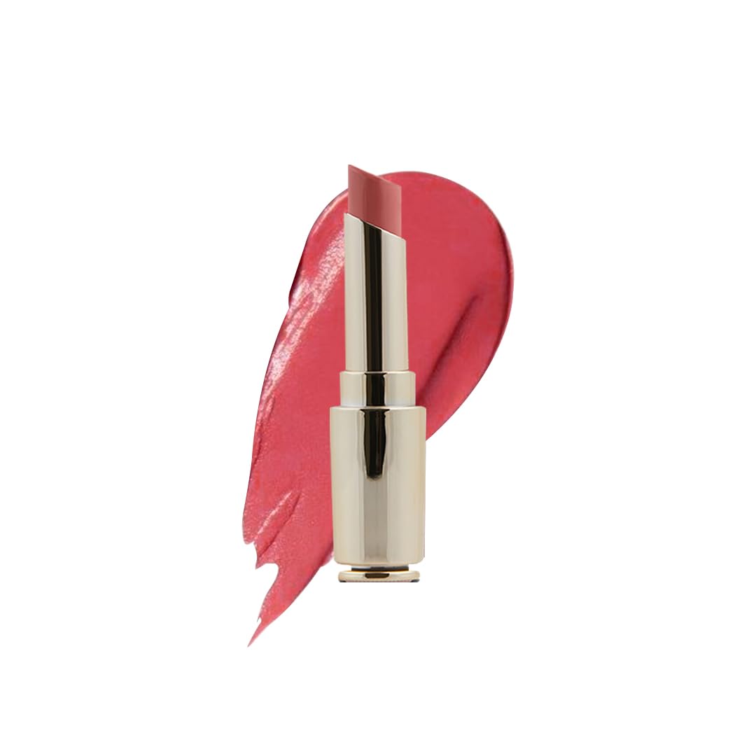 Charmacy Milano Flattering Nude Lipstick (Bedtime Flirt 02) - 3.6 g, Moisturizing Lips, Highly Pigmented, Light Weight, Smooth Application, Non-Toxic, Vegan, Cruelty Free