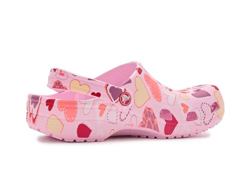 Crocs Classic Vday Kids Clog (Color-Pink | Size-1)