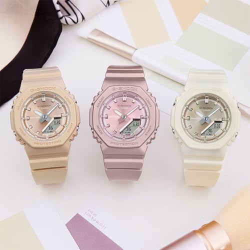 Casio G-Shock Women's GMAP2100ST-7A White/Gold Analog-Digital Watch