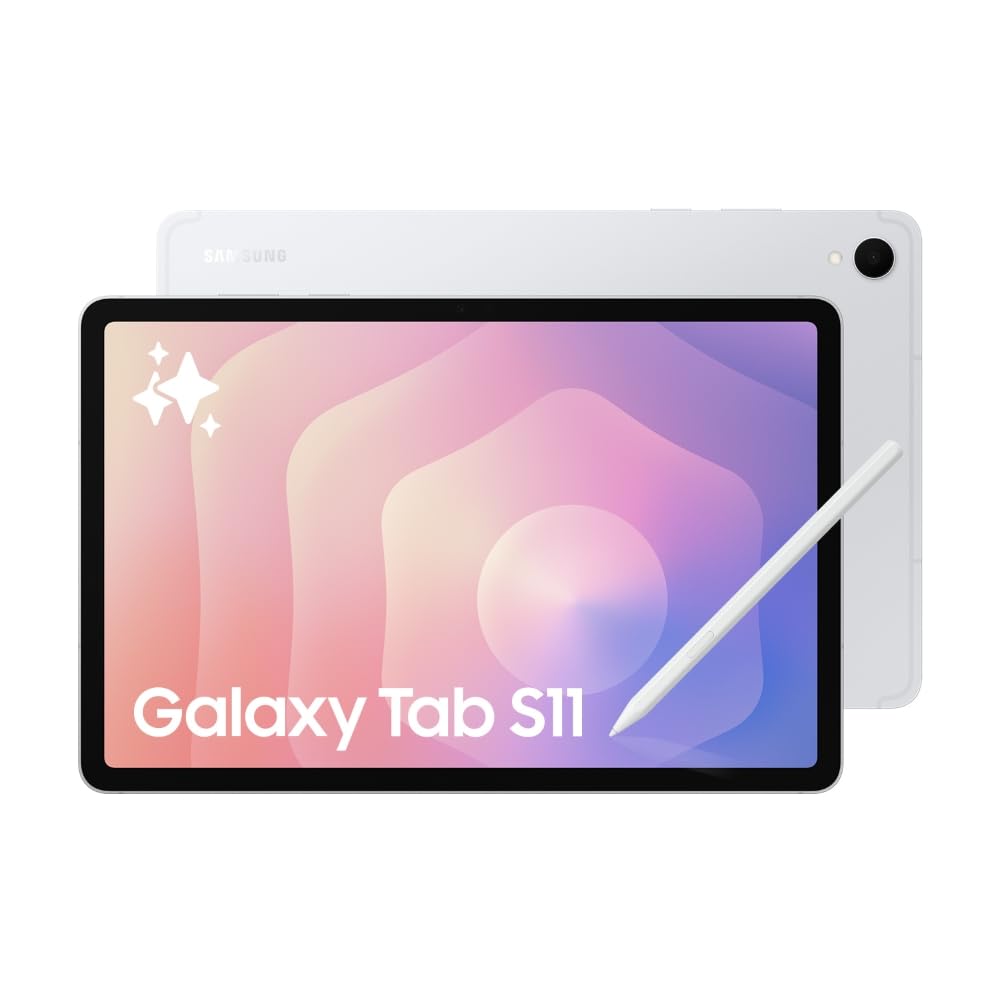 Samsung Galaxy Tab S11 with AI, S Pen in-Box, 27.8 cm (11 inch) Dynamic AMOLED 2X Display, 12 GB RAM, 256 GB Storage, Wi-Fi Tablet, Silver