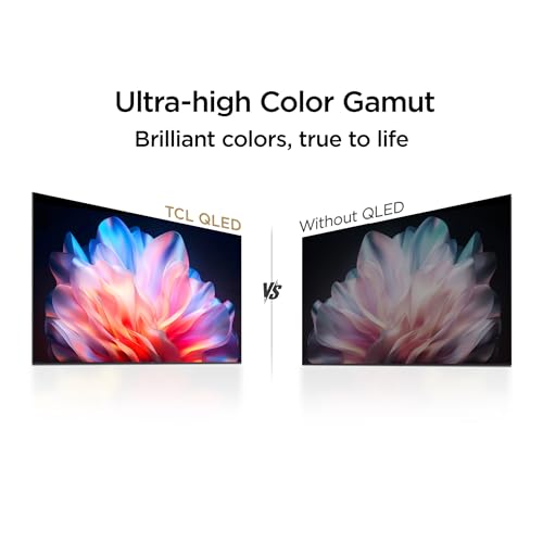 TCL 80 cms (32 inches) Smartchoice Full HD Smart QLED Google TV | Dolby Audio 24 watts | Ai Clarity | Metallic Bezel-Less | Multiple Viewing Mode | 32V5C