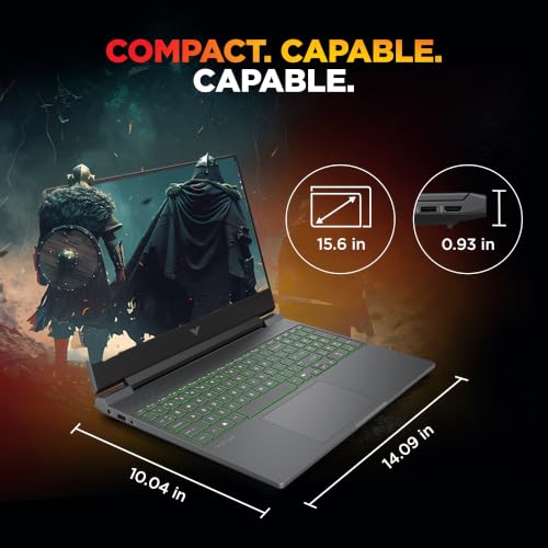 HP Victus 15 Smartchoice, Intel Core i5-14500HX, 6GB RTX 4050, 12GB DDR5(Upgradeable) 512GB SSD, FHD,144Hz, 300nits, 15.6''/39.6cm, Win11, Office24, Mica Silver, 2.3kg, fa2643TX, RGB Gaming Laptop