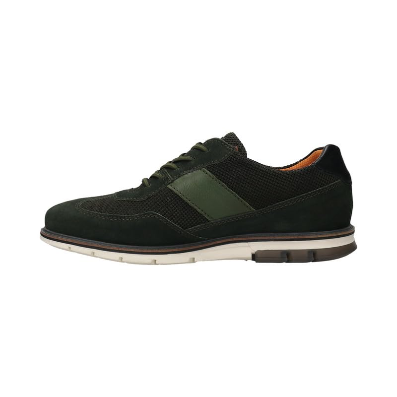 Bugatti Simone Comfort Dark Green Men's Wide Sneakers - UK 9