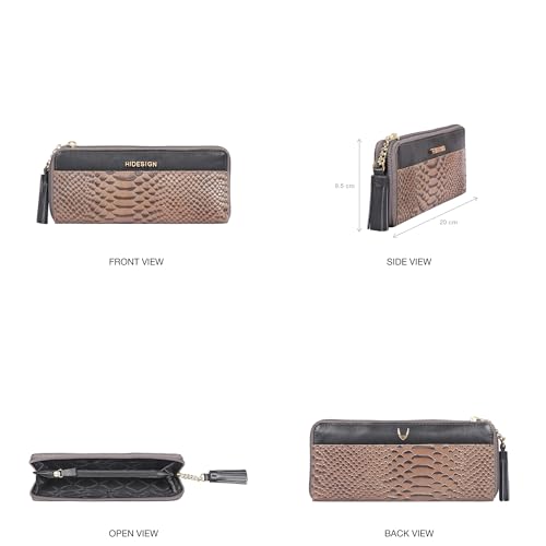 Hidesign Women's Leather Zip Around Wallet