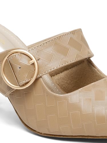 Flat n Heels Womens Beige Pumps FnH 2784-BG