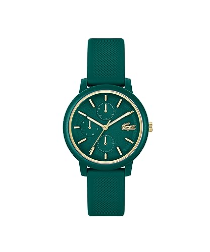 Lacoste 12.12 Women's Quartz Multifunction Watch, Green, Contemporary